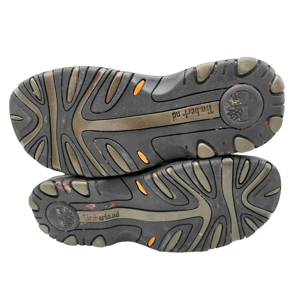 Timberland Men’s Sz: 10 Leather Adjustable Strappy Sandals Brown Open Toe 38526